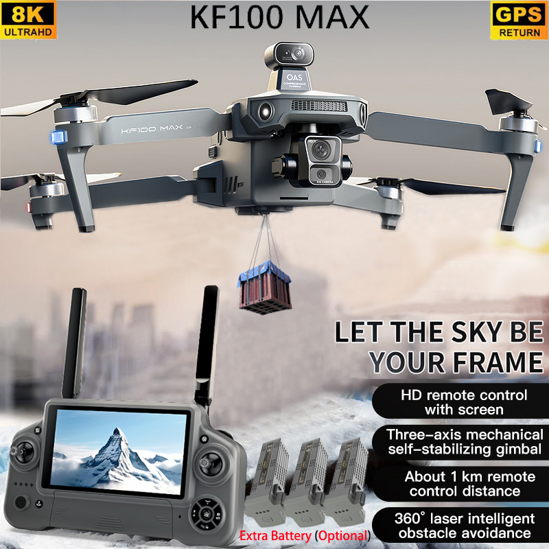 KF100 MAX GPS Drone 4K Camera  - огляд і ціна Jjrc Drone X12