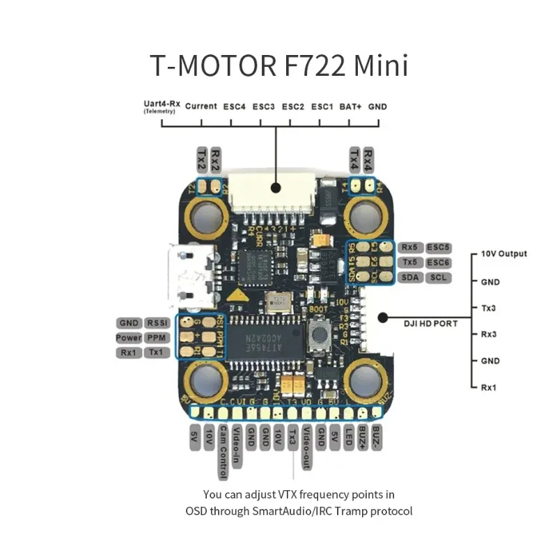 T-Motor MINI F7 FC F45A ESC Co - огляд і ціна Betaflight Fc F7